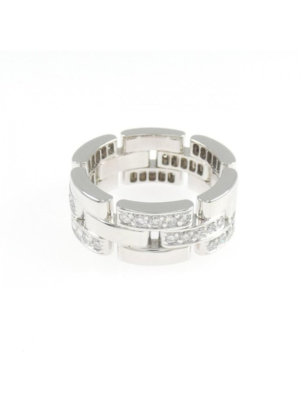 Cartier Maillon Panthere Half Diamond Ring